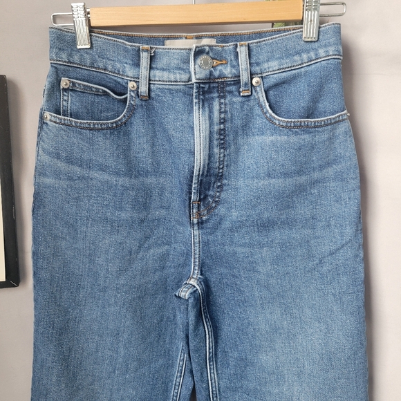 Everlane The Way High Straight Leg High Waist Denim Jeans 25 R - Picture 4 of 14